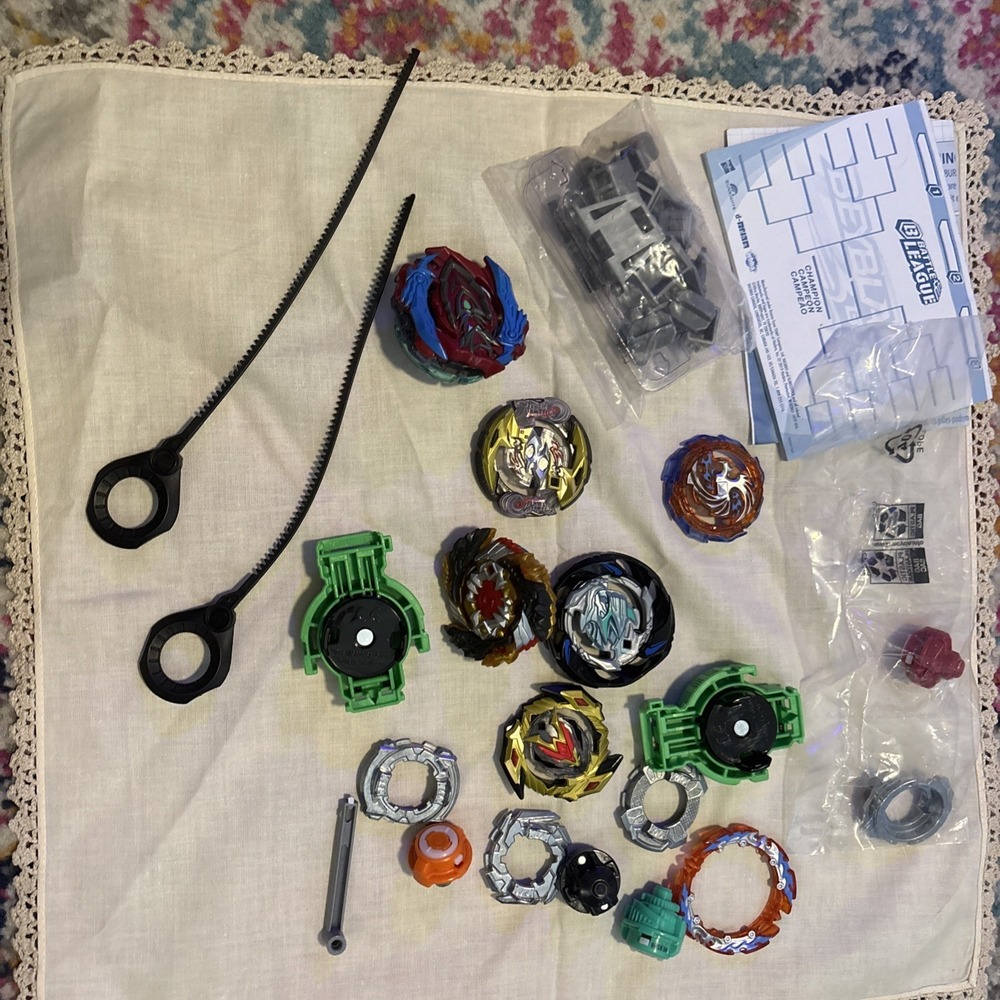 Beyblade Misc Lot. Bits And Pieces. Unknown Characters.